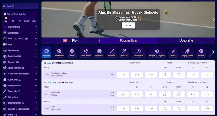 WishWin Casino sports